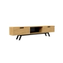 Szafka RTV-39 Drewno Lite Dąb Loft Lakier Rozmiary od 100 cm do 200 cm PREMIUM